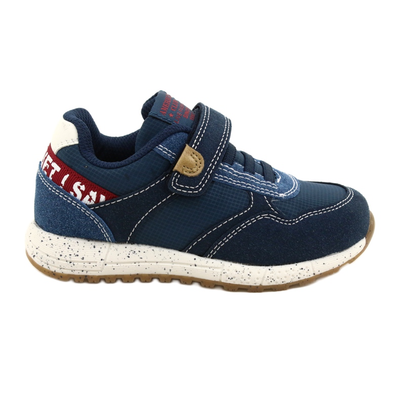 American Club Tênis esportivo americano ADI Velcro ES86 / 22 Navy azul