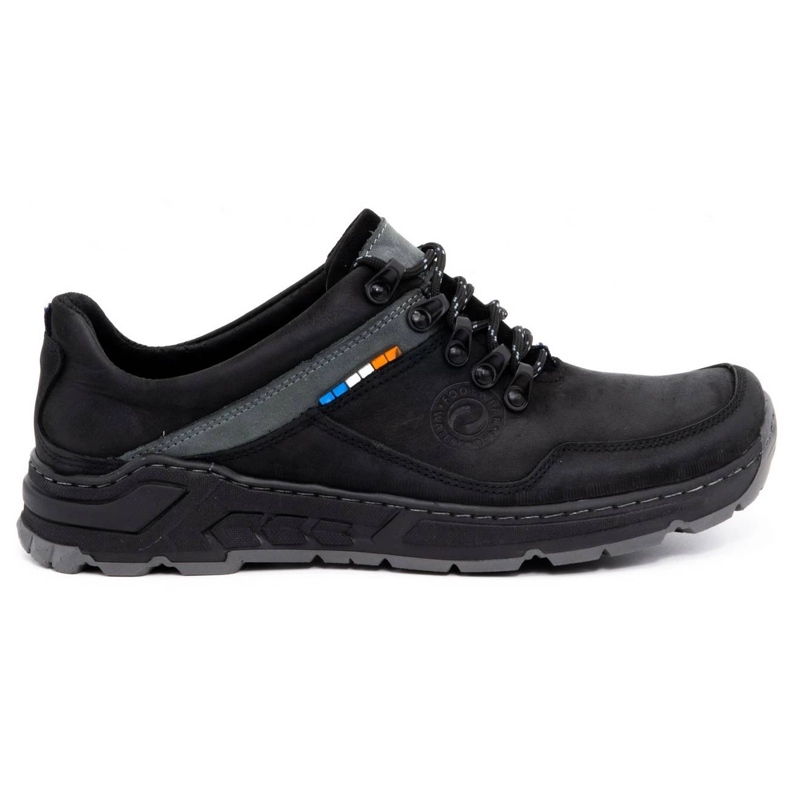 Olivier Tênis de trekking masculino de couro 292GT preto