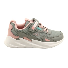 Sapatos esportivos da moda American Club AA22 / 22 cinza rosa