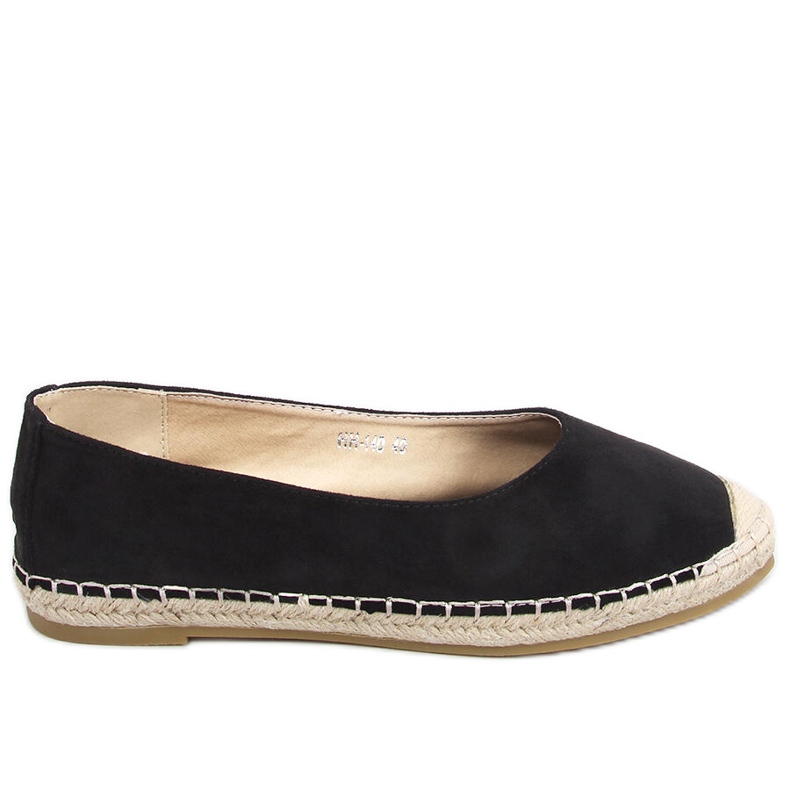 Alpargatas femininas Camino Black preto