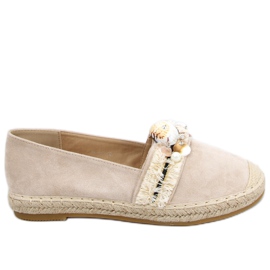 Alpargatas Lola Bege com conchas