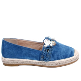 Alpargatas Lola Blue com conchas azul