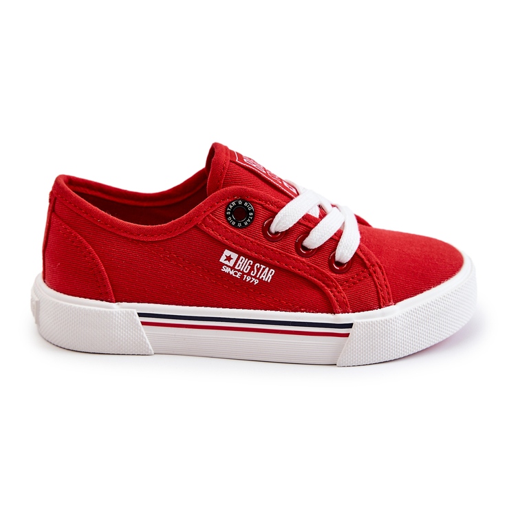 Tênis baixo infantil Big Star JJ374172 Vermelho