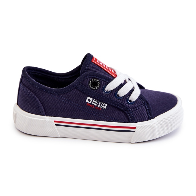 Tênis baixo infantil Big Star JJ374173 Azul Marinho