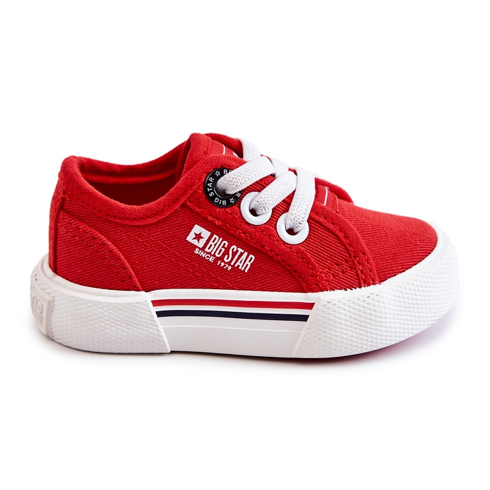 Tênis baixo infantil Big Star JJ374162 Vermelho