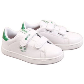 Tênis ecológico com velcro Big Star Jr DD374029 branco