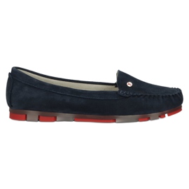 Mocassim de couro Filippo DP2037 / 22 NV RD azul marinho vermelho azul-marinho
