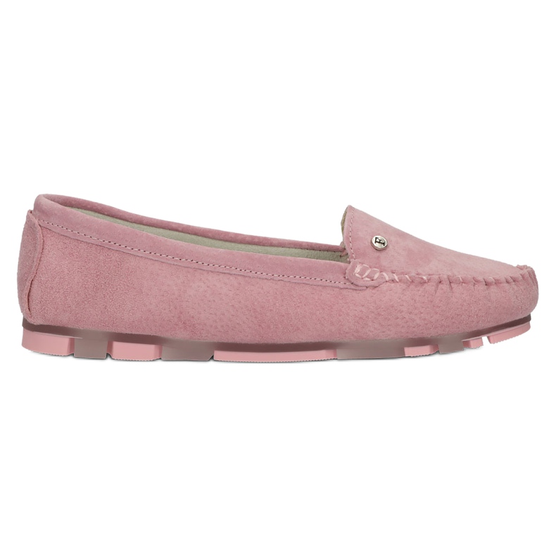 Mocassins de couro Filippo DP2037 / 22 PI rosa Mocassins de couro Filippo DP2037 / 22 PI rosa