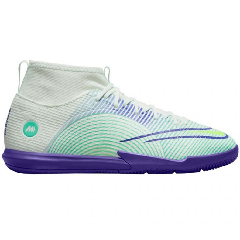 Nike Mercurial Superfly 8 Academy Mds Ic Jr DN3773 375 chuteiras de futebol branco branco