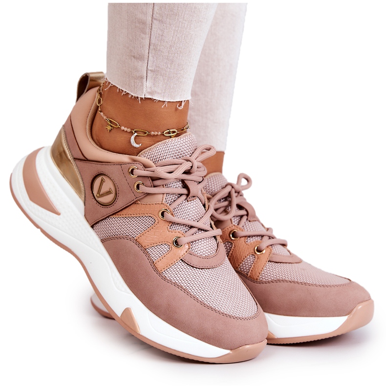 Vinceza Sapatos Esportivos Tênis Sujo Róż Imperio rosa