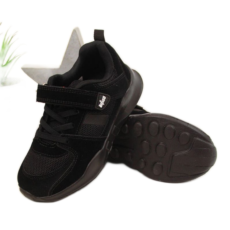 Tênis esportivo Befado Jr BEF25A Velcro preto