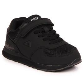 Sapatos de velcro American Club Jr AM788A preto
