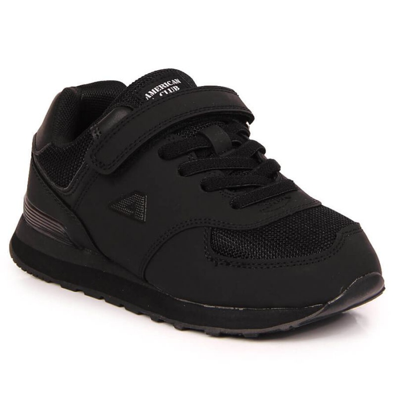Sapatos de velcro American Club Jr AM788A preto