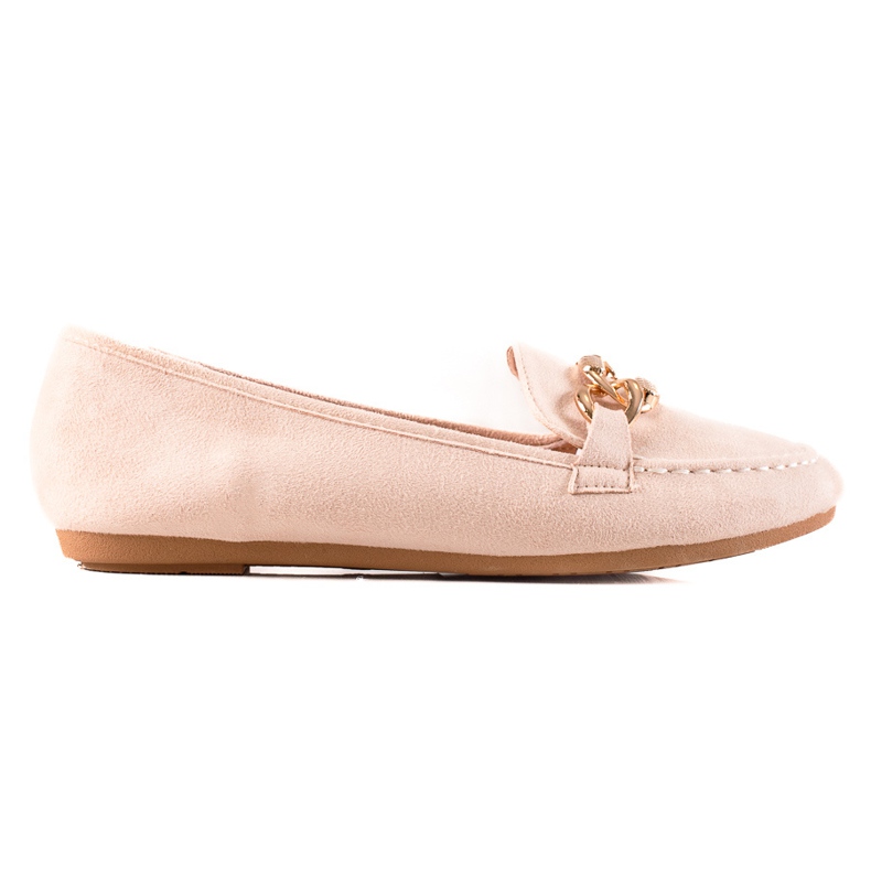 Seastar Mocassins com decoração dourada bege Seastar Mocassins com decoração dourada bege