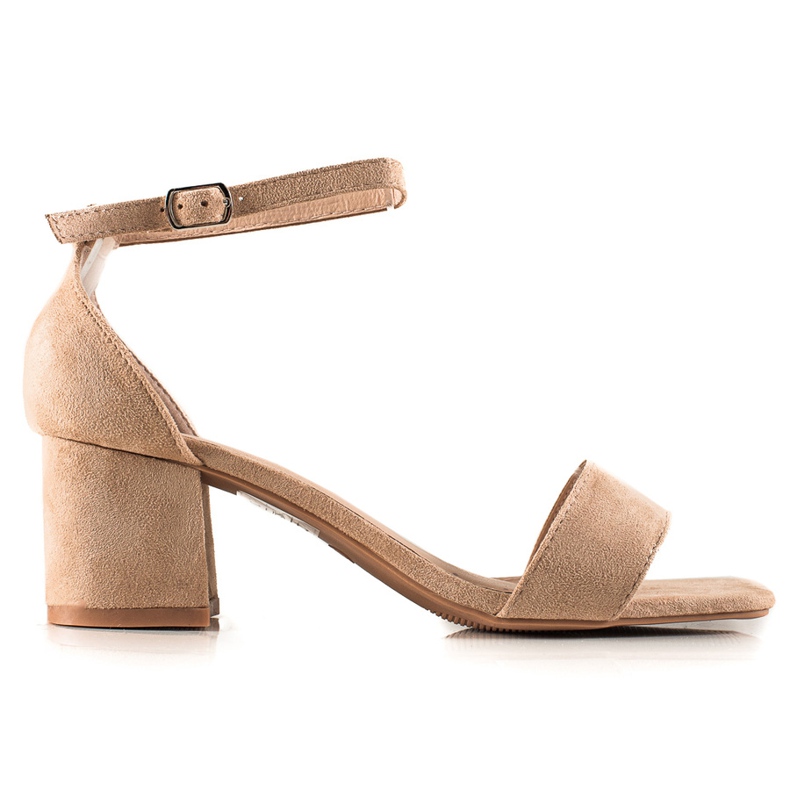 Sandálias de salto baixo VINCEZA bege