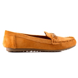 TRENDI Mocassins Confortáveis ​​Com Ornamento marrom