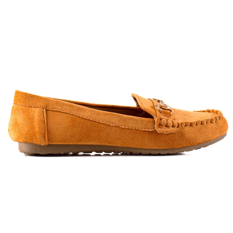 TRENDI Mocassins Confortáveis ​​Com Ornamento castanho