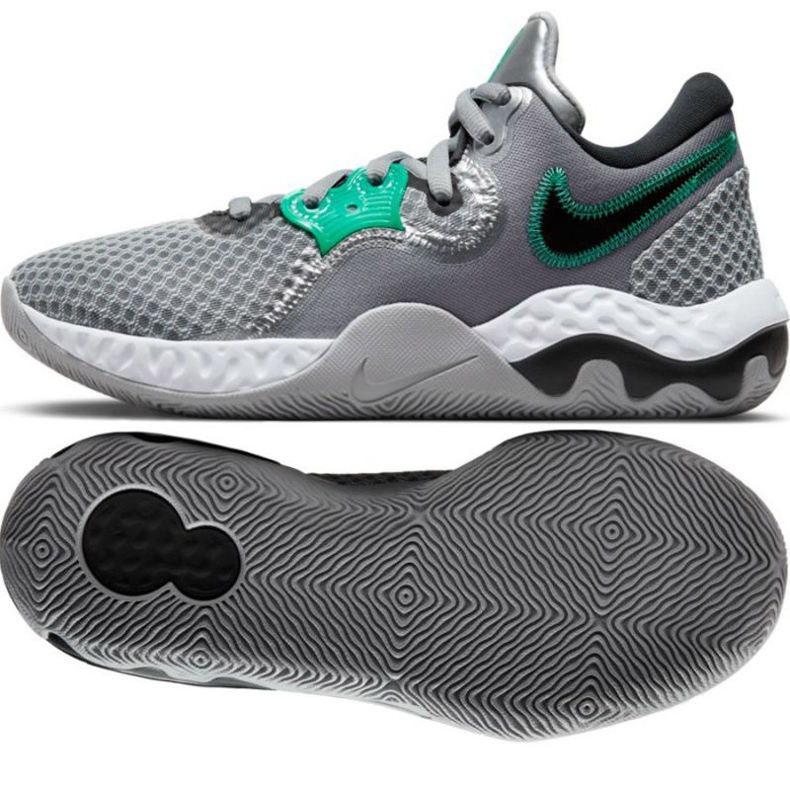 Tênis de basquete Nike Renew Elevate 2 M CW3406 005 cinza tons de cinza