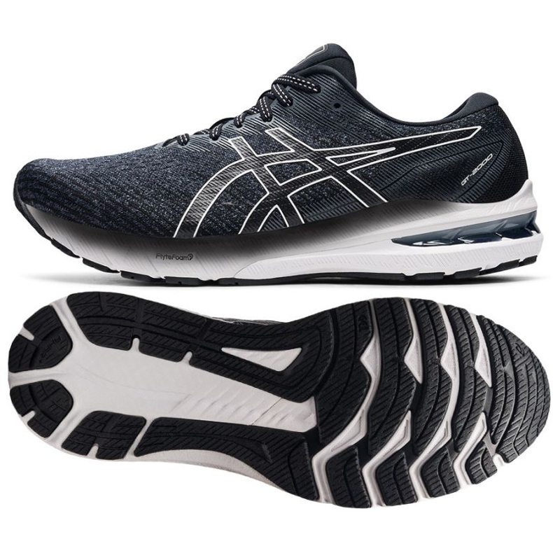 Asics Gt 2000 10 M 1011B185 002 tênis de corrida preto cinza