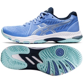Asics Netburner Ballistic Ff 2 W 1052A033 408 tênis de vôlei azul azul