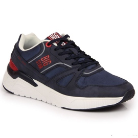 Sapatos esportivos casuais Big Star M JJ174277 azul marinho azul-marinho