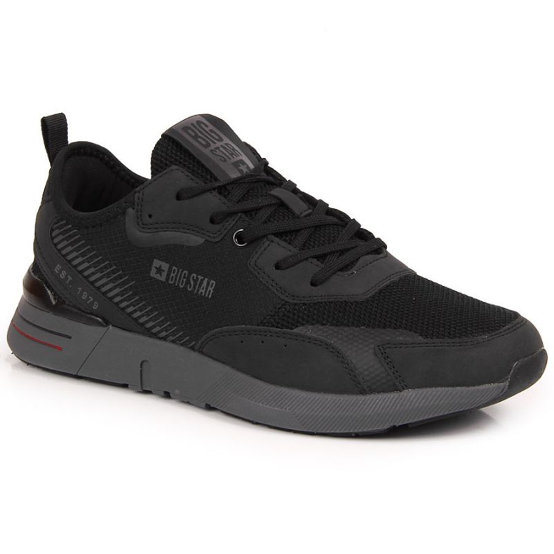 Sapatos esportivos casuais pretos Big Star M JJ174292