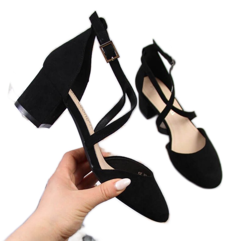 Sandálias com tiras Sergio Leone W SK365A preta preto