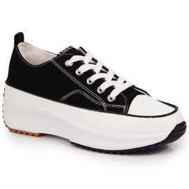 Tênis preto McKeylor W JAN93 salto de cunha