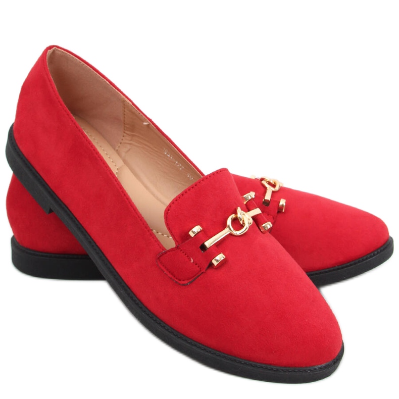 Mocassins femininos Giro Red vermelho