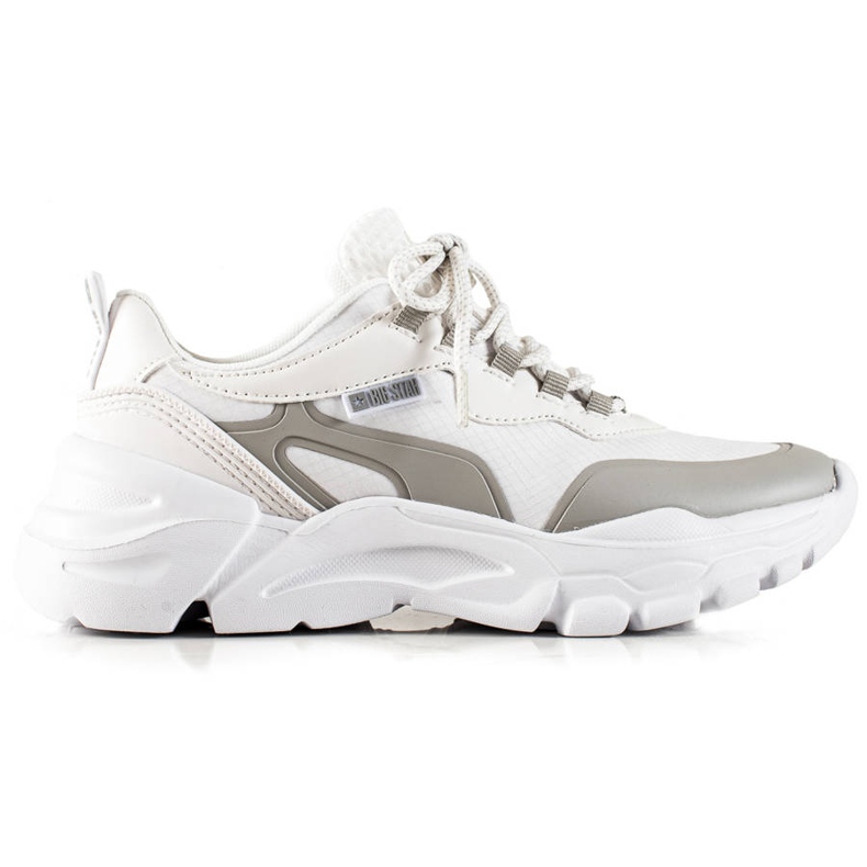 Tênis feminino Big Star JJ274794 branco multicolorido