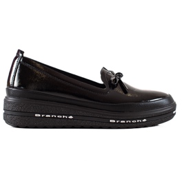 Mocassins leves na plataforma VINCEZA preto