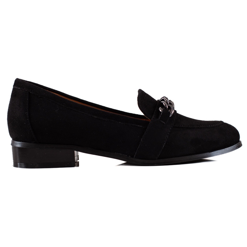 Sapatos elegantes Mocassins VINCEZA preto
