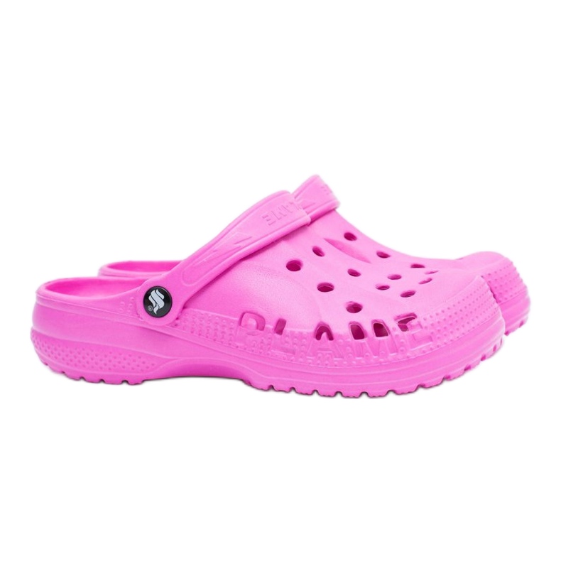 Flameshoes Chinelos femininos rosa claro crocs Eva