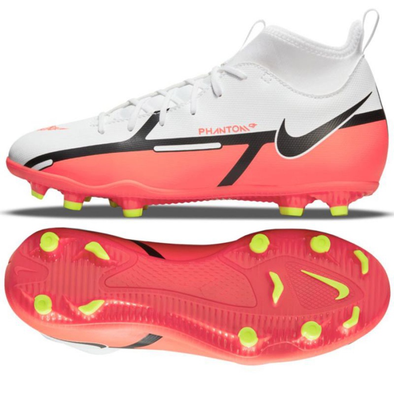 Chuteira Nike Phantom GT2 Club Dynamic Fit FG / MG Jr DC0822 167 branco