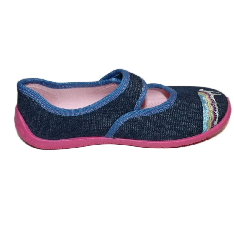 Flippers infantis de Befado com um aplicativo 955x014 azul