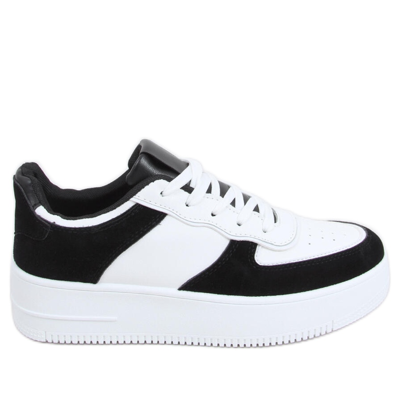 Tênis esportivo feminino Zetto Black branco preto