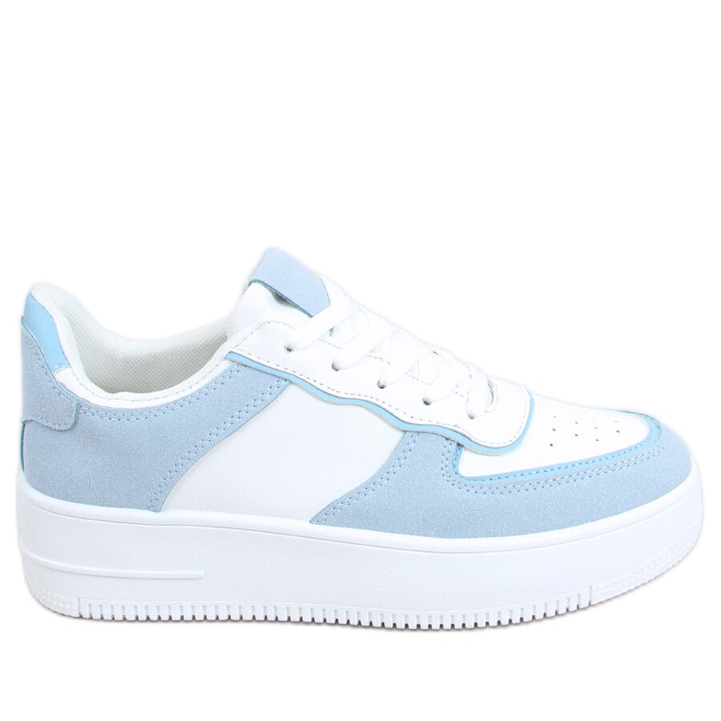 Tênis esportivo feminino Zetto Blue branco azul