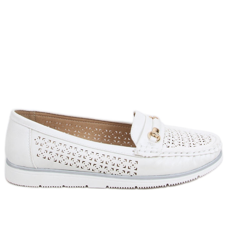Mocassins de mulher Senda White branco