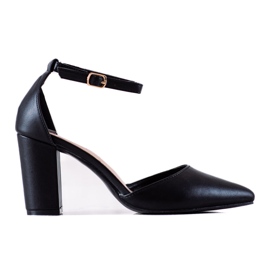 Seastar Bombas pretas com fivela preto Seastar Bombas pretas com fivela preto