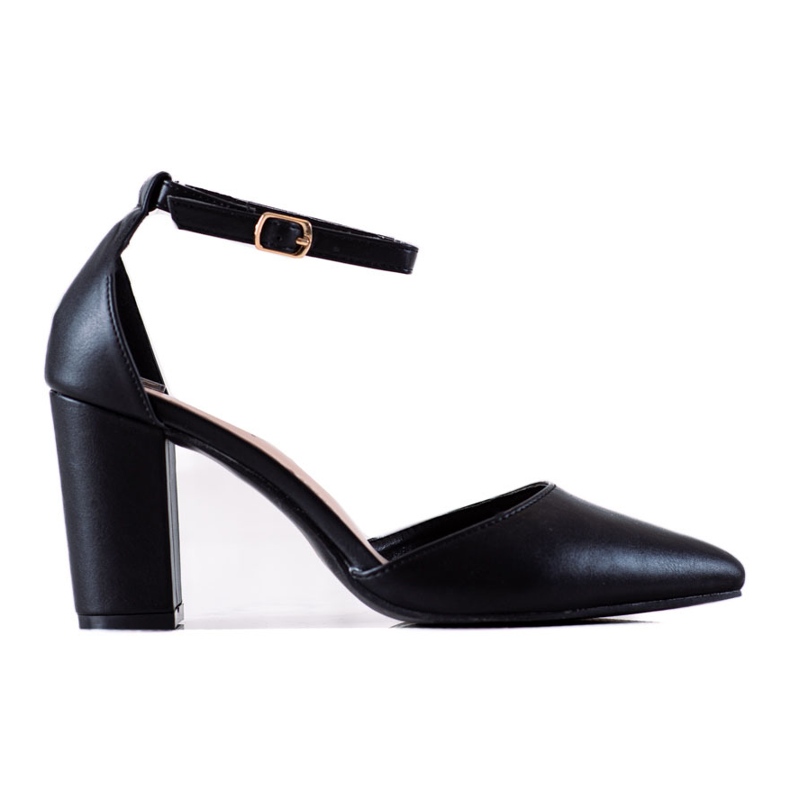 Seastar Bombas pretas com fivela preto