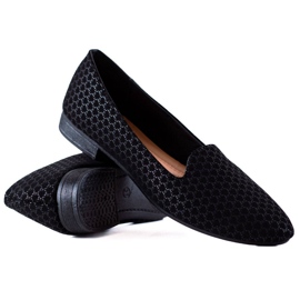 TRENDI Lordes Clássicos com Padrão preto