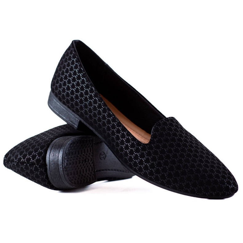 TRENDI Lordes Clássicos com Padrão preto