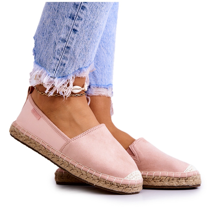 Espadrilhas clássicas femininas Big Star JJ274955 rosa