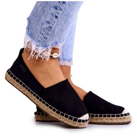 Espadrilhas clássicas femininas Big Star JJ274952 pretas preto