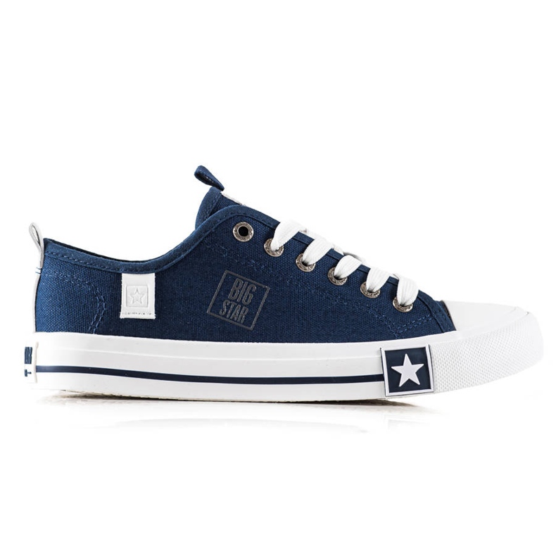 Tênis feminino Big Star JJ274256 azul marinho azul