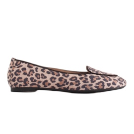Marco Shoes Bailarinas confortáveis ​​com palmilha macia bege