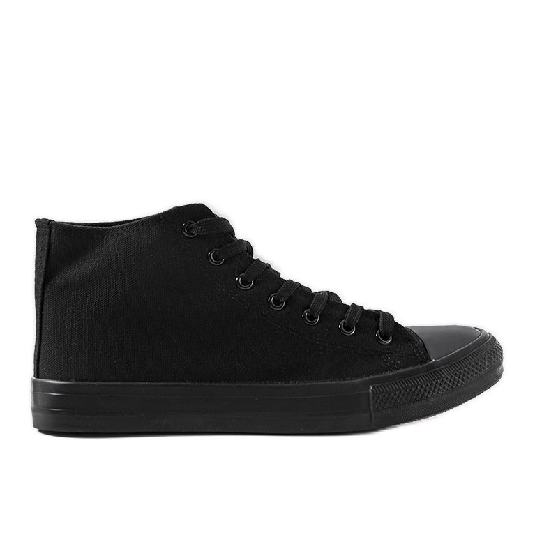 Tênis preto Paus no tornozelo