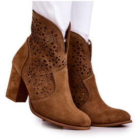Botas a céu aberto Lewski Shoes 3166 Camel bege marrom