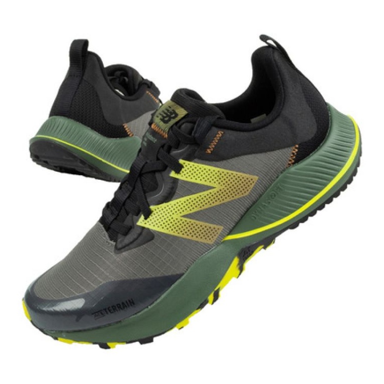 Tênis New Balance M MTNTRMG4 preto cinza verde