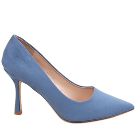 Sapatilhas femininas de camurça Giorgia Blue azul